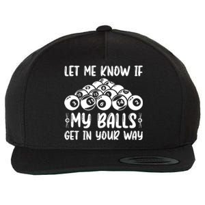 Father's Day Funny Billiards Billiard Pool Balls Player Gift For Dad Wool Snapback Cap