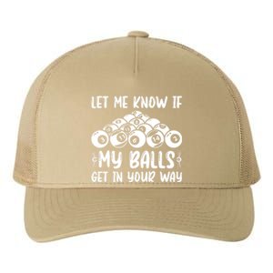 Father's Day Funny Billiards Billiard Pool Balls Player Gift For Dad Yupoong Adult 5-Panel Trucker Hat