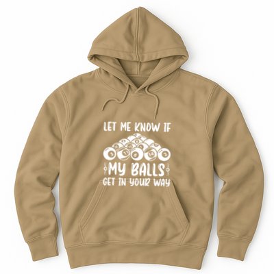 Father's Day Funny Billiards Billiard Pool Balls Player Gift For Dad Hoodie