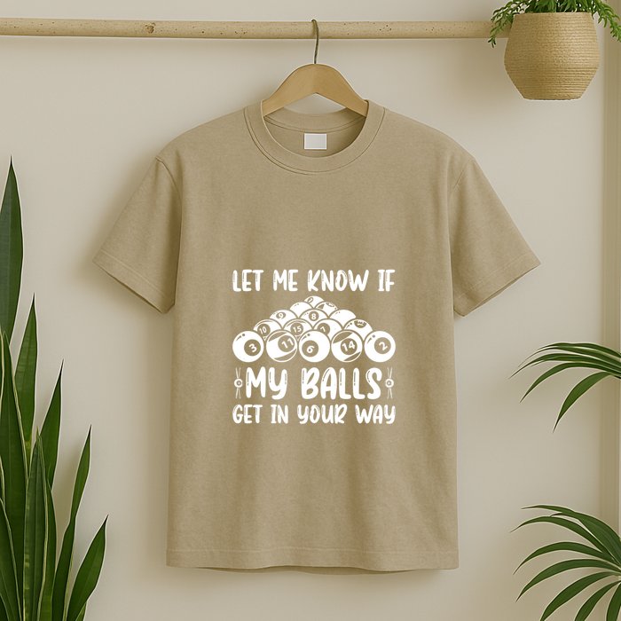 Father's Day Funny Billiards Billiard Pool Balls Player Gift For Dad T-Shirt