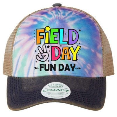 Field Day Fun Day Last Day Of School Teacher Student Legacy Tie Dye Trucker Hat