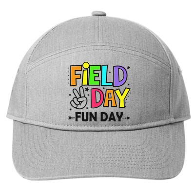 Field Day Fun Day Last Day Of School Teacher Student 7-Panel Snapback Hat