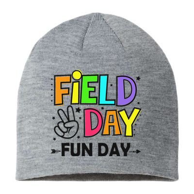 Field Day Fun Day Last Day Of School Teacher Student Sustainable Beanie