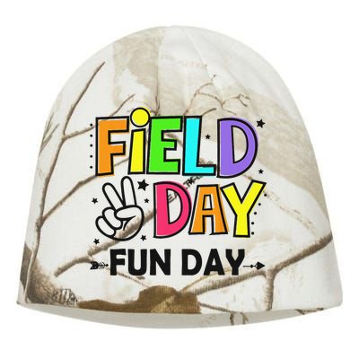 Field Day Fun Day Last Day Of School Teacher Student Kati - Camo Knit Beanie