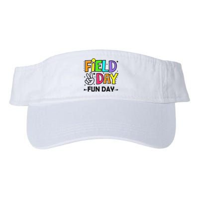 Field Day Fun Day Last Day Of School Teacher Student Valucap Bio-Washed Visor