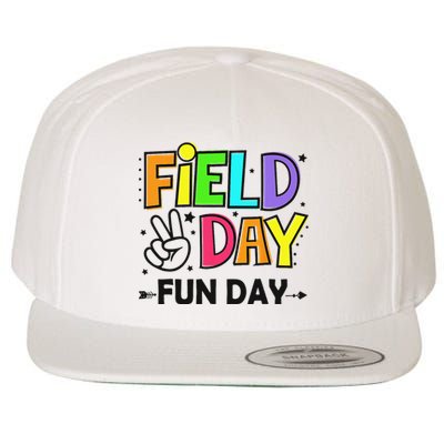 Field Day Fun Day Last Day Of School Teacher Student Wool Snapback Cap