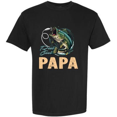 Fathers Day Funny Fisherman Reel Cool Papa Fishing Lover Garment-Dyed Heavyweight T-Shirt