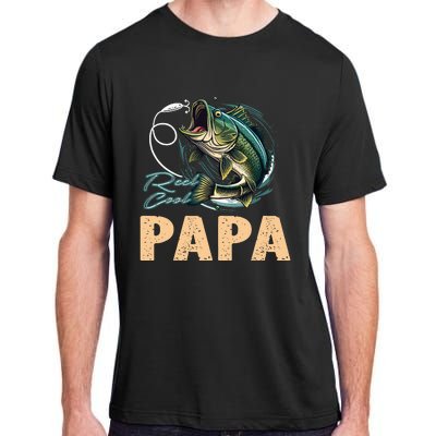 Fathers Day Funny Fisherman Reel Cool Papa Fishing Lover Adult ChromaSoft Performance T-Shirt