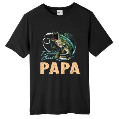 Fathers Day Funny Fisherman Reel Cool Papa Fishing Lover Tall Fusion ChromaSoft Performance T-Shirt