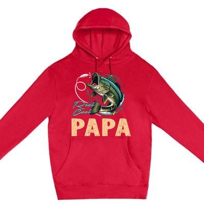 Fathers Day Funny Fisherman Reel Cool Papa Fishing Lover Premium Pullover Hoodie