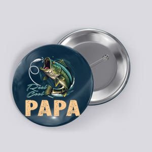 Fathers Day Funny Fisherman Reel Cool Papa Fishing Lover Button