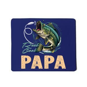 Fathers Day Funny Fisherman Reel Cool Papa Fishing Lover Mousepad