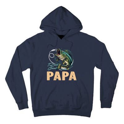 Fathers Day Funny Fisherman Reel Cool Papa Fishing Lover Tall Hoodie