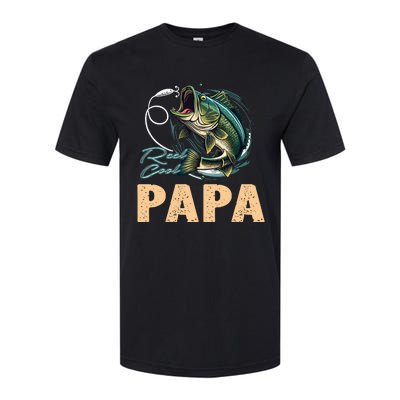 Fathers Day Funny Fisherman Reel Cool Papa Fishing Lover Softstyle® CVC T-Shirt