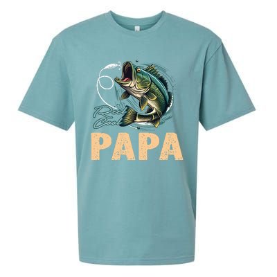 Fathers Day Funny Fisherman Reel Cool Papa Fishing Lover Sueded Cloud Jersey T-Shirt