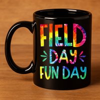 Field Day Fun Day Last Day Of School Teacher Student 11oz C Handle Ceramic Mug