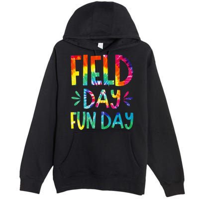 Field Day Fun Day Last Day Of School Teacher Student Premium Pullover Hoodie