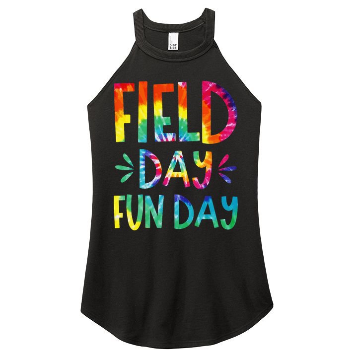 Field Day Fun Day Last Day Of School Teacher Student Women's Perfect Tri Rocker Tank