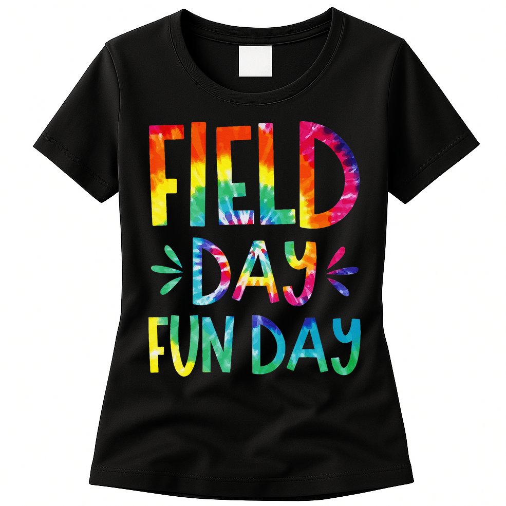 Field Day Fun Day Last Day Of School Teacher Student Womens T-Shirt