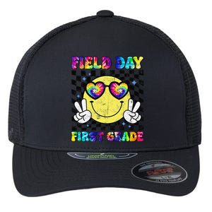 Field Day First Grade Student Teacher Last Day Of School Flexfit Unipanel Trucker Cap