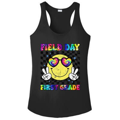 Field Day First Grade Student Teacher Last Day Of School Ladies PosiCharge Competitor Racerback Tank