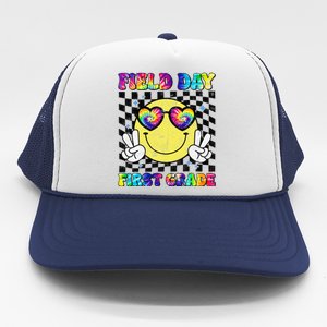 Field Day First Grade Student Teacher Last Day Of School Trucker Hat