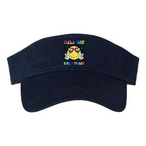 Field Day First Grade Student Teacher Last Day Of School Valucap Bio-Washed Visor