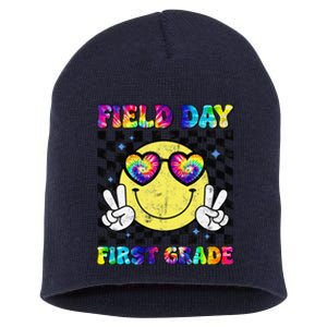 Field Day First Grade Student Teacher Last Day Of School Short Acrylic Beanie