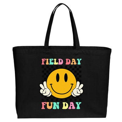 Field Day Fun Day For Teacher Field Day 2024 Cotton Canvas Jumbo Tote