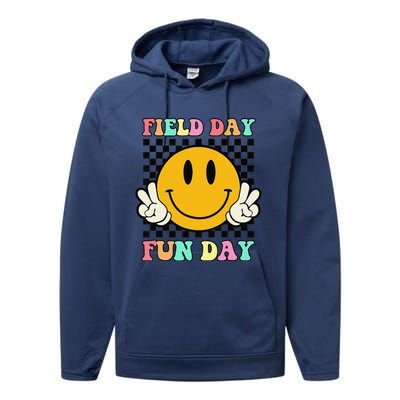 Field Day Fun Day For Teacher Field Day 2024 Performance Fleece Hoodie