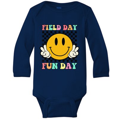 Field Day Fun Day For Teacher Field Day 2024 Baby Long Sleeve Bodysuit