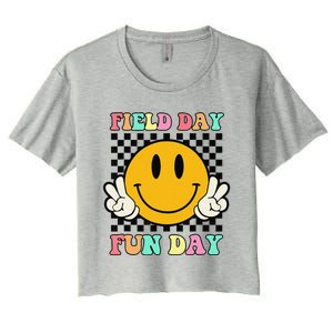 Field Day Fun Day For Teacher Field Day 2024 Women's Crop Top Tee