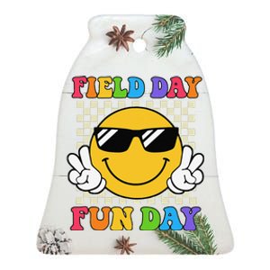 Field Day Fun Day Funny For Teacher Field Day 2024 Ceramic Bell Ornament