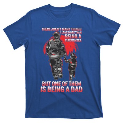 Fathers Day Firefighter Dad Fire Husband Daddy Grandpa Gift T-Shirt