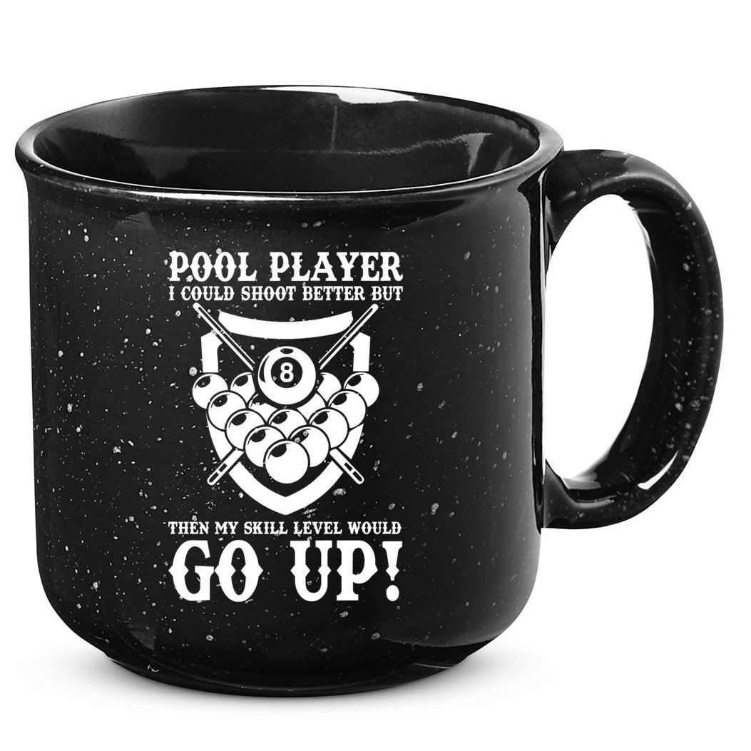 Father's Day Funny Billiards For Dad Grandpa Gift For Dad 15oz Campfire Ceramic Mug