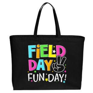 Field Day Fun Day Last Day Of School Teacher Student Cotton Canvas Jumbo Tote