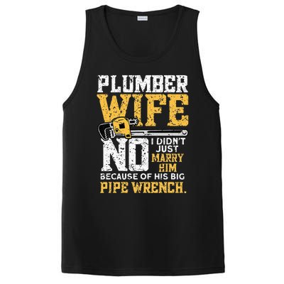 Funny Design For Plumber Wife Plumbing Pipefitters Plumber PosiCharge Competitor Tank