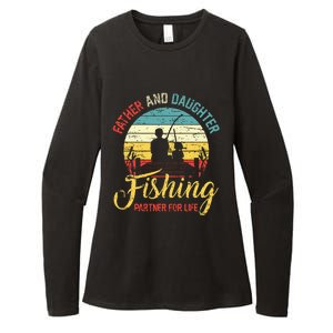 Father Daughter Fishing Partner For Life Retro Matching Dad Womens CVC Long Sleeve Shirt