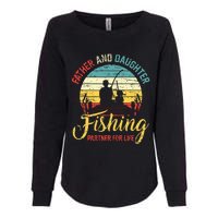 Father Daughter Fishing Partner For Life Retro Matching Dad Womens California Wash Sweatshirt