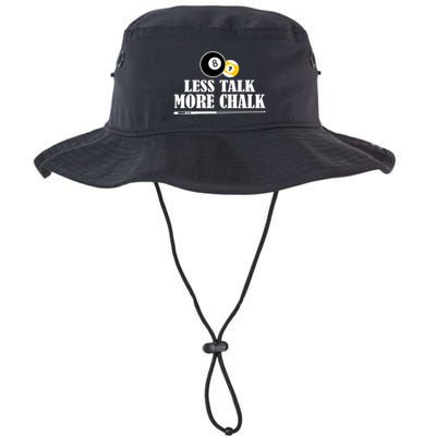 Father's Day Funny LESS TALK MORE CHALK BILLIARDS Pool Player Gift For Dad Bucket Hat