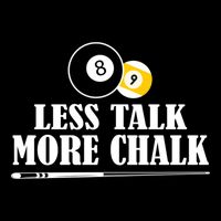 Father's Day Funny LESS TALK MORE CHALK BILLIARDS Pool Player Gift For Dad Bucket Hat