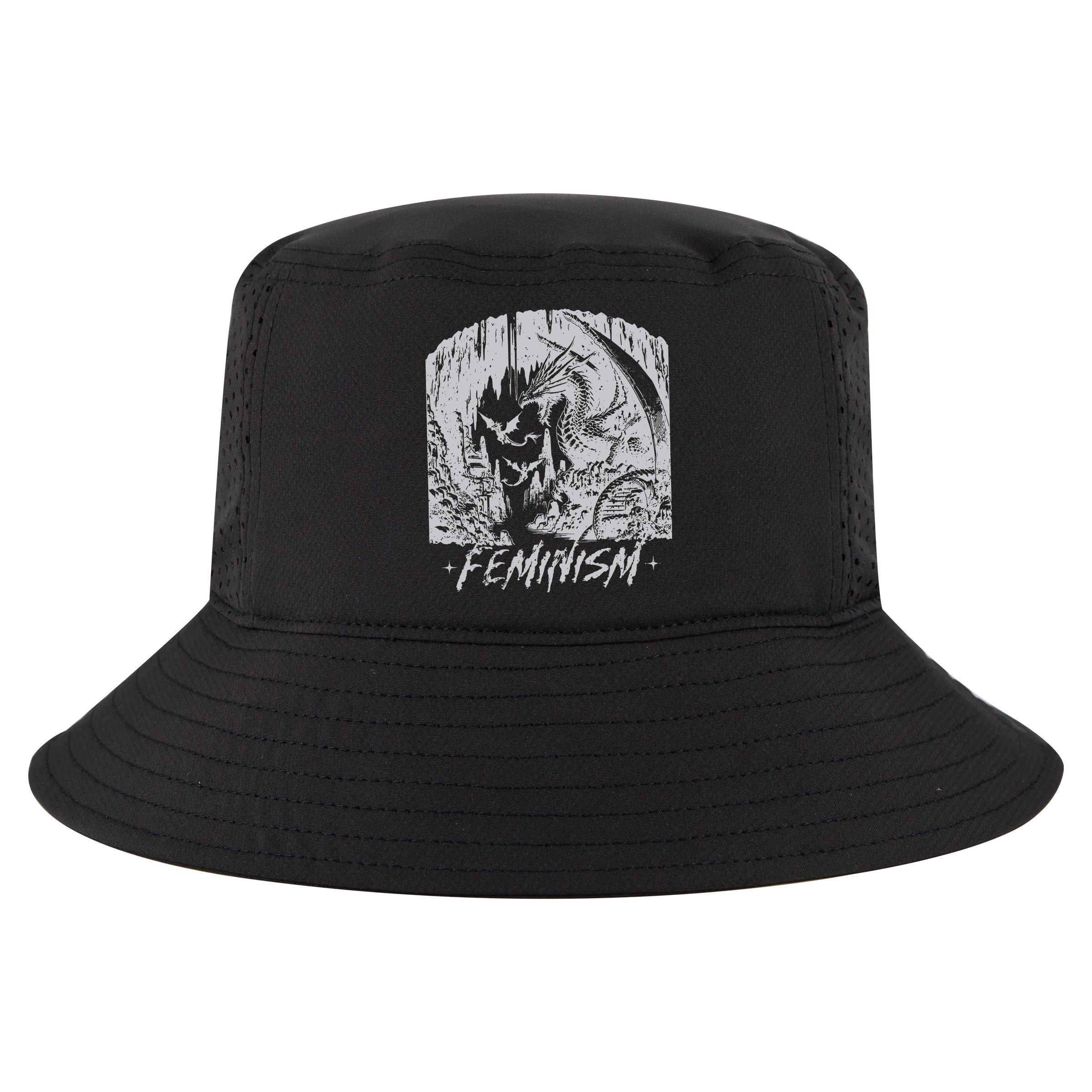 Feminism Dragon Fantasy Cool Comfort Performance Bucket Hat