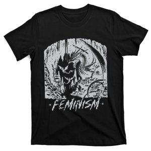 Feminism Dragon Fantasy T-Shirt