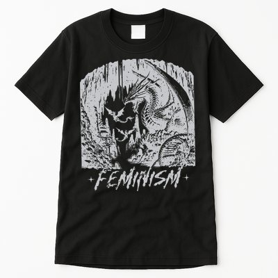 Feminism Dragon Fantasy Tall T-Shirt