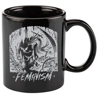 Feminism Dragon Fantasy 11oz C Handle Ceramic Mug