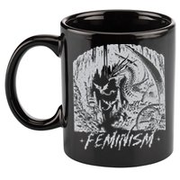 Feminism Dragon Fantasy 11oz C Handle Ceramic Mug