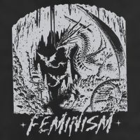 Feminism Dragon Fantasy 11oz C Handle Ceramic Mug