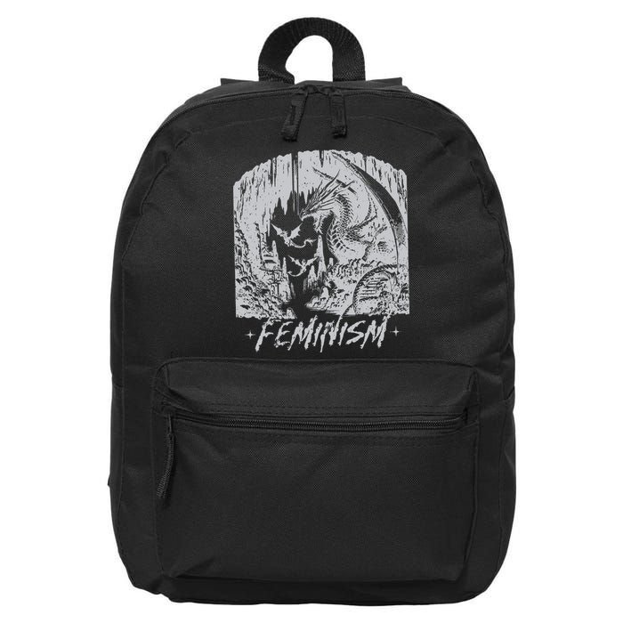 Feminism Dragon Fantasy 16 in Basic Backpack