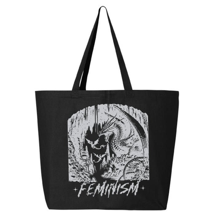 Feminism Dragon Fantasy 25L Jumbo Tote