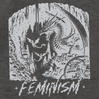 Feminism Dragon Fantasy Vector Backpack